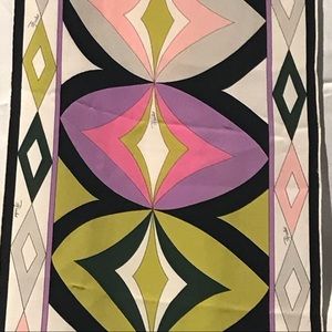Emilio Pucci Firenze silk scarf